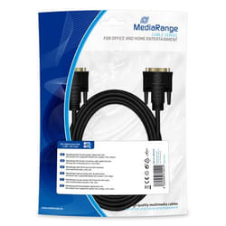 MediaRange MRCS129 DVI cable 2 m Black