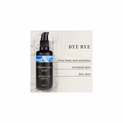 Hyaluronic Acid Serum for Face 50ml, Face Serum Skincare for a Rejuvenated Skin - Collagen Serum for Face with Organic Aloe Vera for Sensitive Skin -