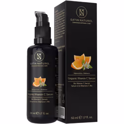 ORGANIC Vitamin C Serum with Hyaluronic Acid - 50ml High-Dosed - 30% Vitamin C Double Complex, Vitamin E & Aloe Vera - Vegan, ...
