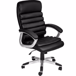 TecTake 402149, 600 mm, 660 mm, 16.3 kg, Faux leather, Polyester, Polyurethane, Steel, Black