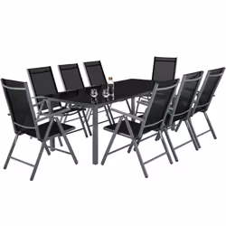 TecTake 402164 outdoor furniture set Grey