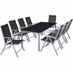 TecTake 402165, Grey, 8 seat(s), Adults & Children, Boy/Girl