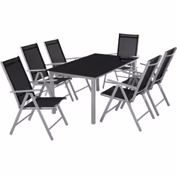 TecTake 402167, Grey, 6 seat(s), Adults & Children, Boy/Girl