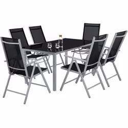 TecTake 402167 outdoor furniture set Grey