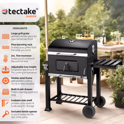 TecTake 402174 outdoor barbecue/grill Black