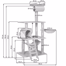 TecTake 402275 cat house - Additional view 6