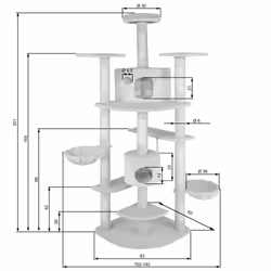 TecTake 402186 cat house - Additional view 6