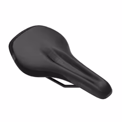 Ergon SMC Core Women, Bicycle saddle, Women, Black, Monochromatic, Nylon, Microfiber
