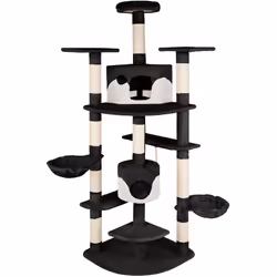 TecTake 402110, Black, White