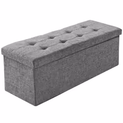 TecTake 402239, Grey, Polyester, MDF