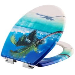 TecTake 402261 toilet seat Plastic