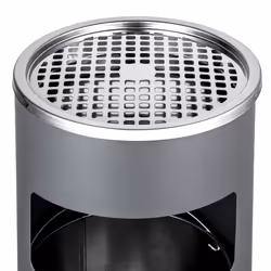 TecTake 402283 ashtray Steel
