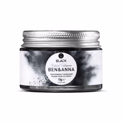 Ben & Anna Black, 15 g, Adult, Powder, Apply a small amount with the applicator on your toothbrush and clean your teeth as us ...