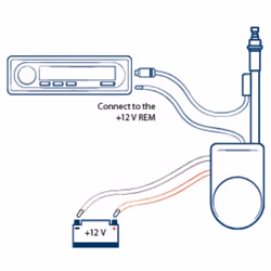 BLAUPUNKT AUTOJET 22 2 006 022 000 000 Aerial Front Fitting, Rear Fitting