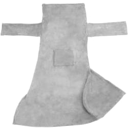 TecTake 402425 throw blanket Polyester Grey