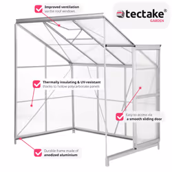 TecTake 402469 cold frame/greenhouse