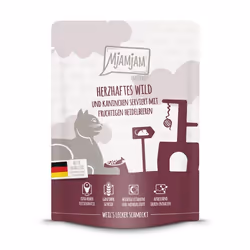 MjAMjAM 11409, Adult, Any breed, Blueberry, Game, Rabbit, 300 g, Grain free, No artificial colours