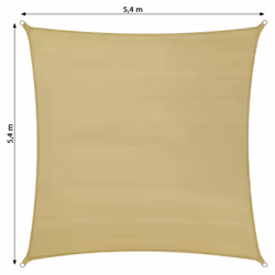 TecTake 402607 shade sail Beige - Additional view 4