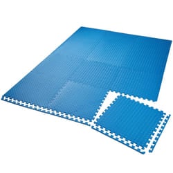 TecTake 402654 yoga mat Blue