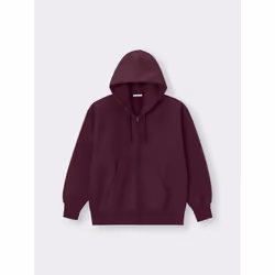 Gu By Uniqlo Heavyweight Sweat Full Zip Hoodie Long Sleeve +os Us - 03 GRAY/S