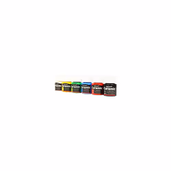Ceramic Paint Set - 6 pieces x 20ml - Water resistant Ceramic Colours - Ideal Porcelain Paint for painting Cups, Vases and Bowls