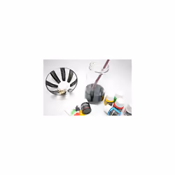 Ceramic Paint Set - 6 pieces x 20ml - Water resistant Ceramic Colours - Ideal Porcelain Paint for painting Cups, Vases and Bowls