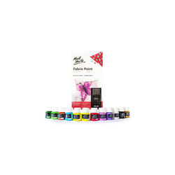Fabric Paint Set â 12 Pieces x 20ml â Permanent Textile Paints â Ideal Colours for Clothing, Bags and All Fabrics