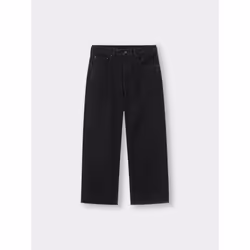 Gu By Uniqlo Baggy Jeans+os  Us Specification - 09 BLACK/33inch