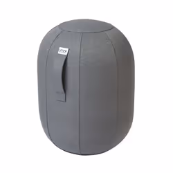 VLUV Sova, Single chair, Grey, PVC, Polyester, Polyester, Adults, Indoor