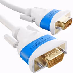 â VGA cable for maximum video quality thanks to high-purity copper conductors â 0,5m (Full HD, VGA to VGA, connects compu ...
