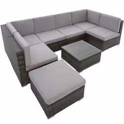 TecTake 402698, Grey, Polyester, Polyethylene, Steel