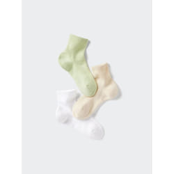 Uniqlo Japan Socks 3 Pair - 51 GREEN/2426