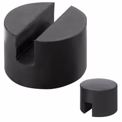 AREBOS Rubber Support Rubber Block Manoeuvring Jack 50 x 35.4 mm