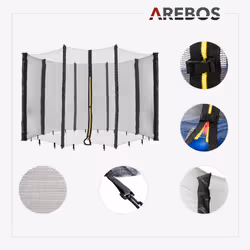 Arebos AR-HE-PN366-8 exercise trampoline - Additional view 4