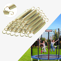 AREBOS Trampoline Springs Tension Springs Steel Springs Replacement Spring 165mm