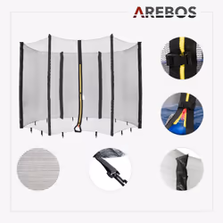 Arebos AR-HE-PN244 exercise trampoline - Additional view 4