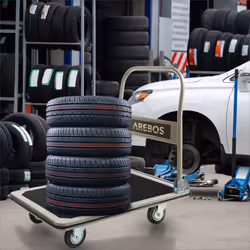 Platform Trolley - 300kg, black - Additional view 10