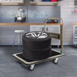 Platform Trolley - 300kg, black - Additional view 8