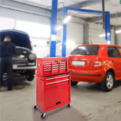 Arebos 4260551586729 service cart Red - Additional view 7