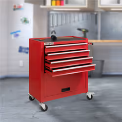 Arebos 4260551586798 service cart Red - Additional view 6