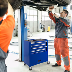 Arebos 4260551586835 service cart Blue - Additional view 6
