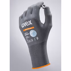 3 Pairs Uvex Safety Gloves Phynomic Lite Precision Handling Gloves - 9/Large