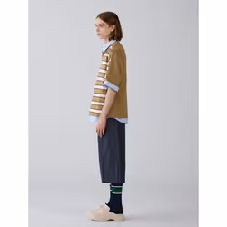 Gu By Uniqlo Cropped Pants By Rokh - 69 NAVY/S