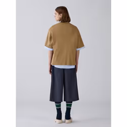 Gu By Uniqlo Cropped Pants By Rokh - 69 NAVY/S