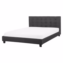 Bed Fabric LA ROCHELLE 160 x 200 cm (EU King Size) Dark Grey