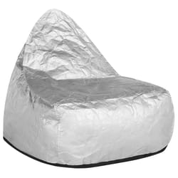 Bean Bag 200 L DROP 63 cm 75 cm Silver
