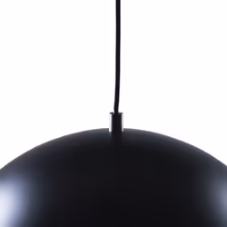 Metal Pendant Lamp Black PADMA