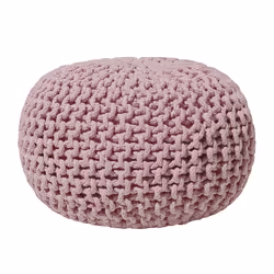 Pouffe CONRAD Cotton Pink 40 cm 40 cm 25 cm