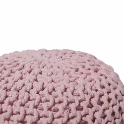 Pouffe CONRAD Cotton Pink 40 cm 40 cm 25 cm