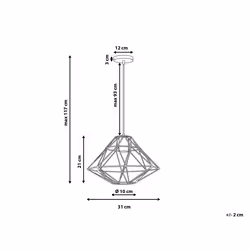 Metal Pendant Lamp Copper GUAM